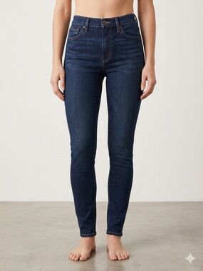 Levi's Dark Indigo High-Rise Skinny Jeans for Women Western Denim